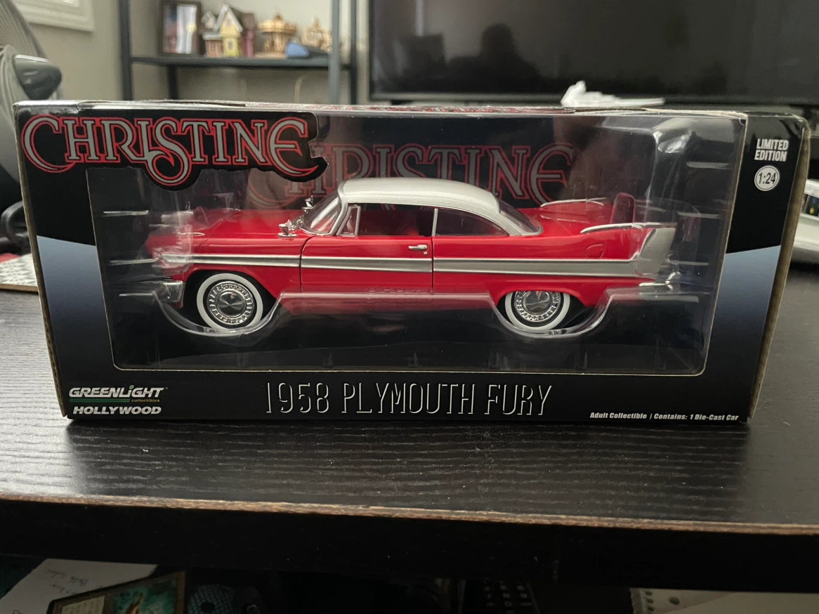 Greenlight 1958 Plymouth Fury Christine Diecast Model 1:24