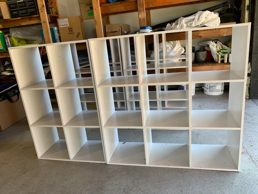 (Must go please offer) White Cube Storage Shelving Units - photo 2