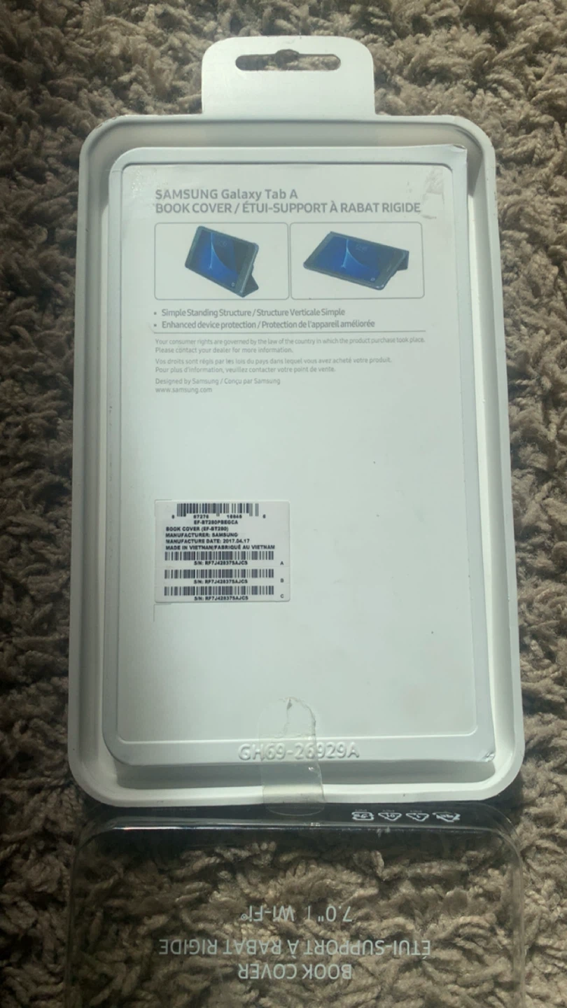 Samsung Galaxy Tab A 7.0" Book Cover