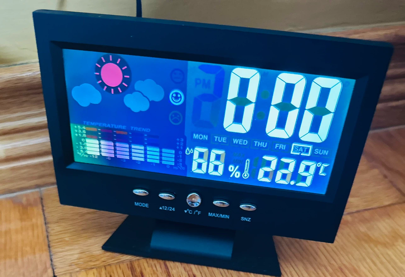 Digital Weather Station Clock - photo 2