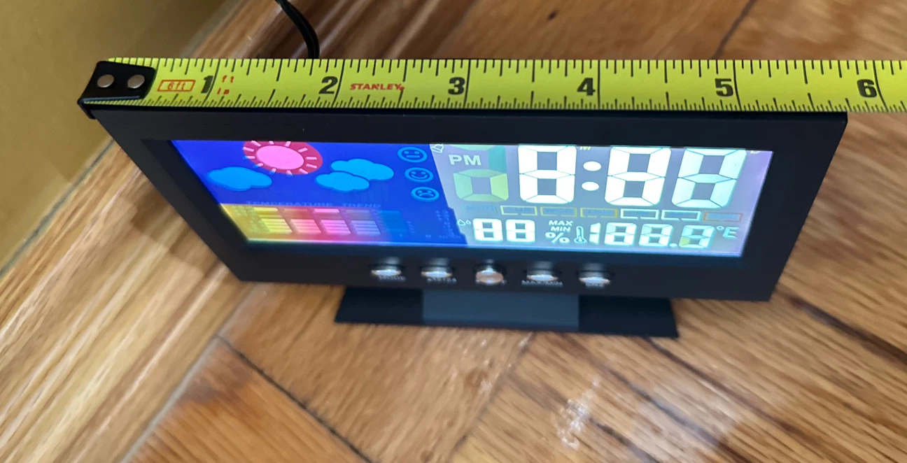 Digital Weather Station Clock - photo 3