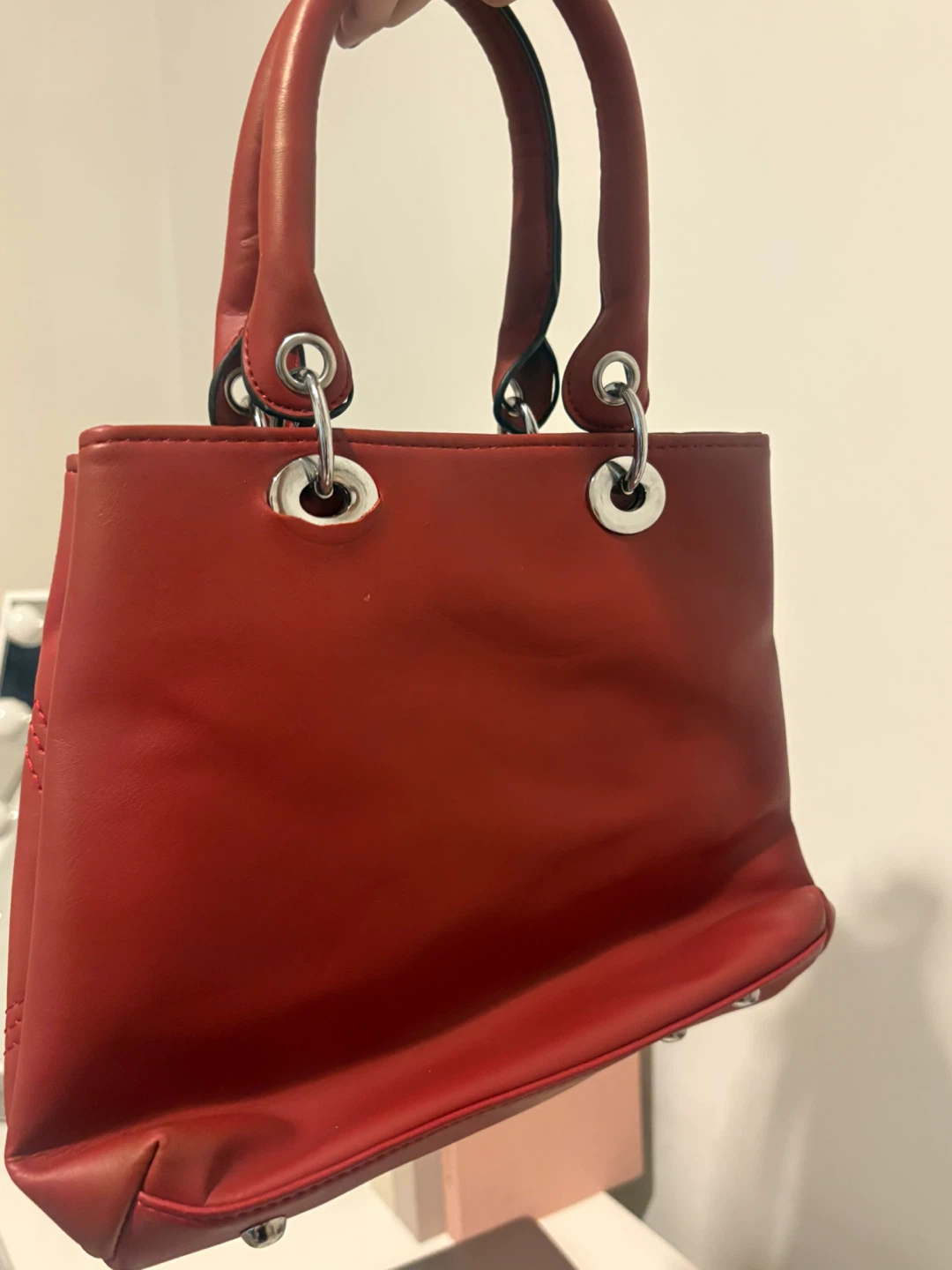 Red Quilted Handbag - photo 3
