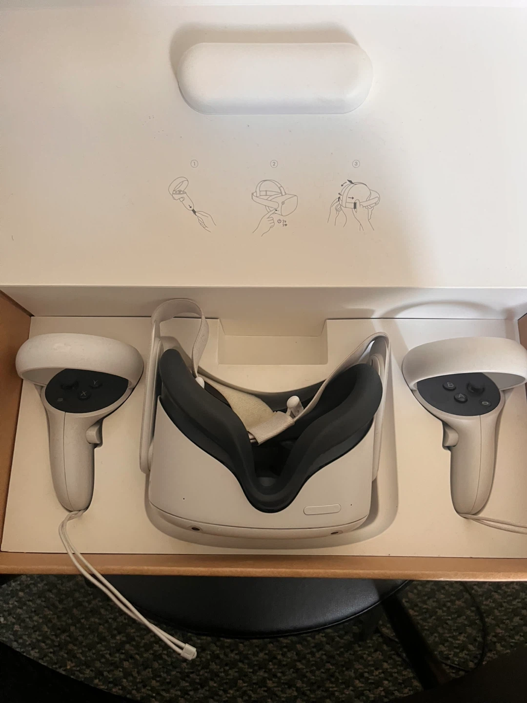 Meta Quest 2 VR Headset with Controllers