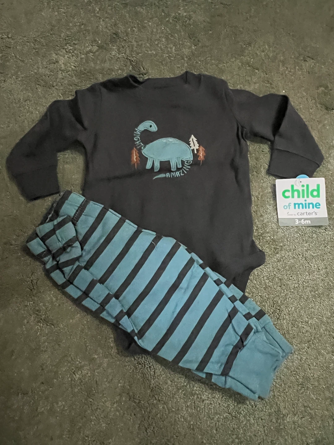 Child of Mine by Carter's Baby Boy Dinosaur Outfit Set