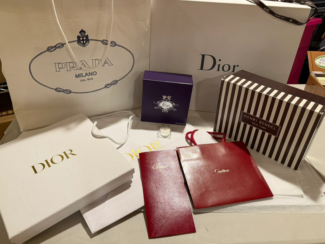 Luxury Shopping Bags and Boxes