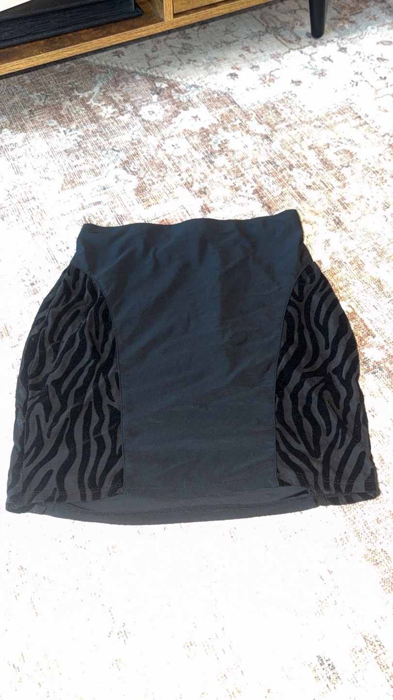 Sparkly Black Long Sleeve Mini Dress - photo 4