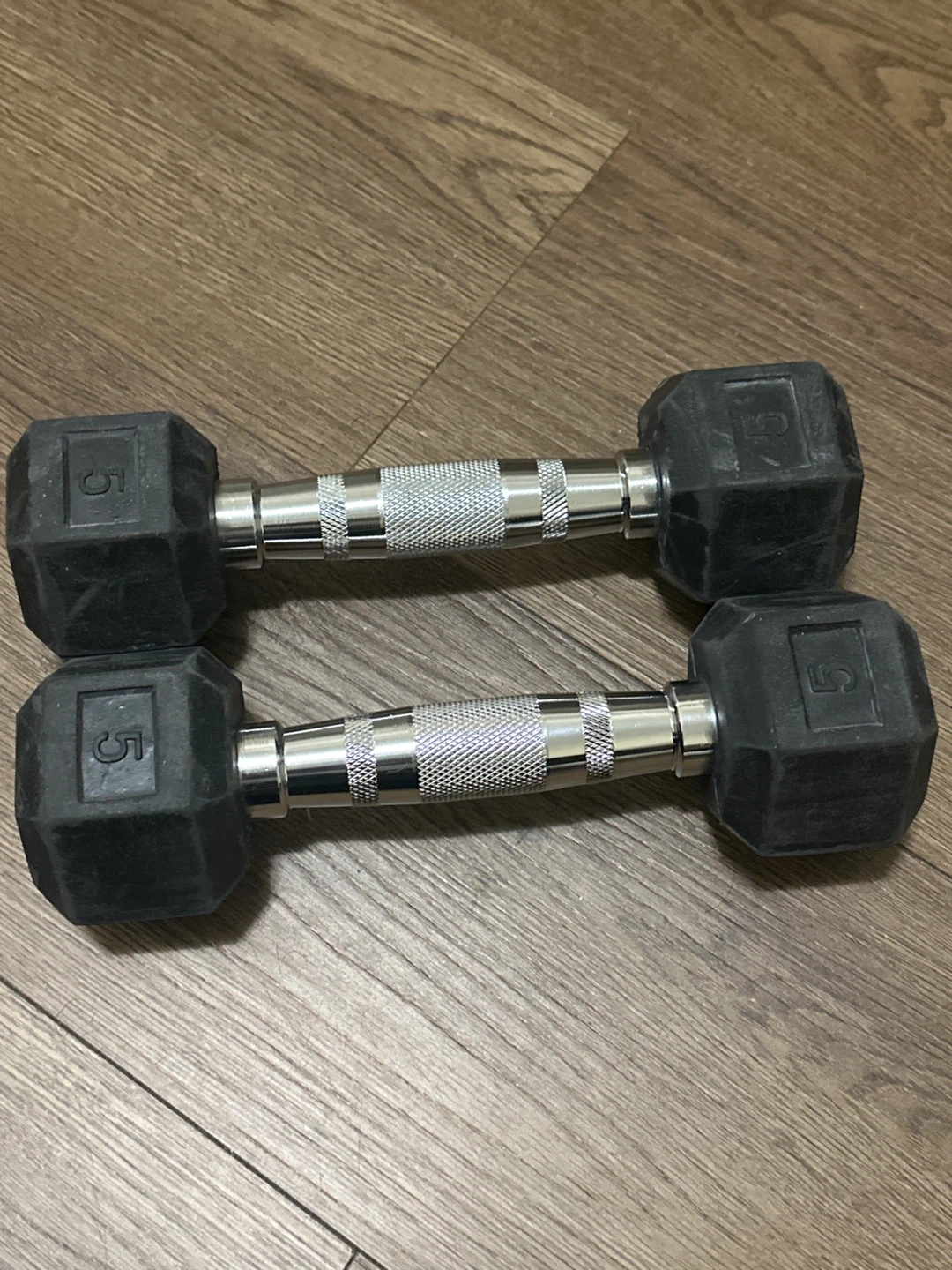 Pair of 5 lb Dumbbells