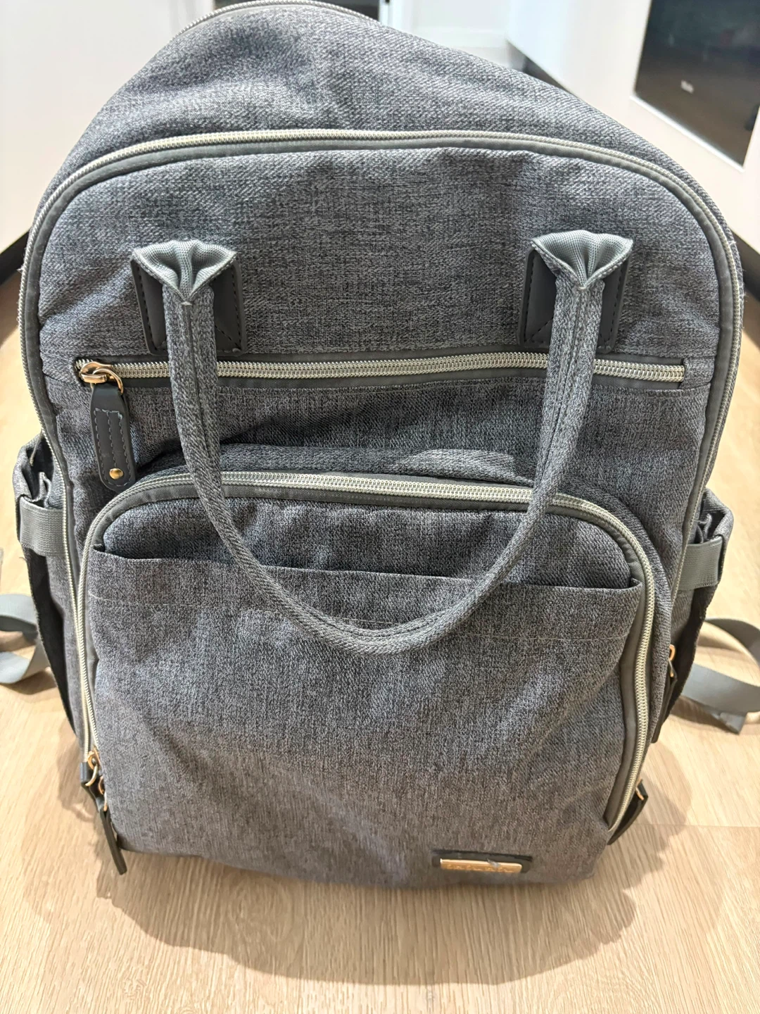 Diaper Bag Backpack - Grey