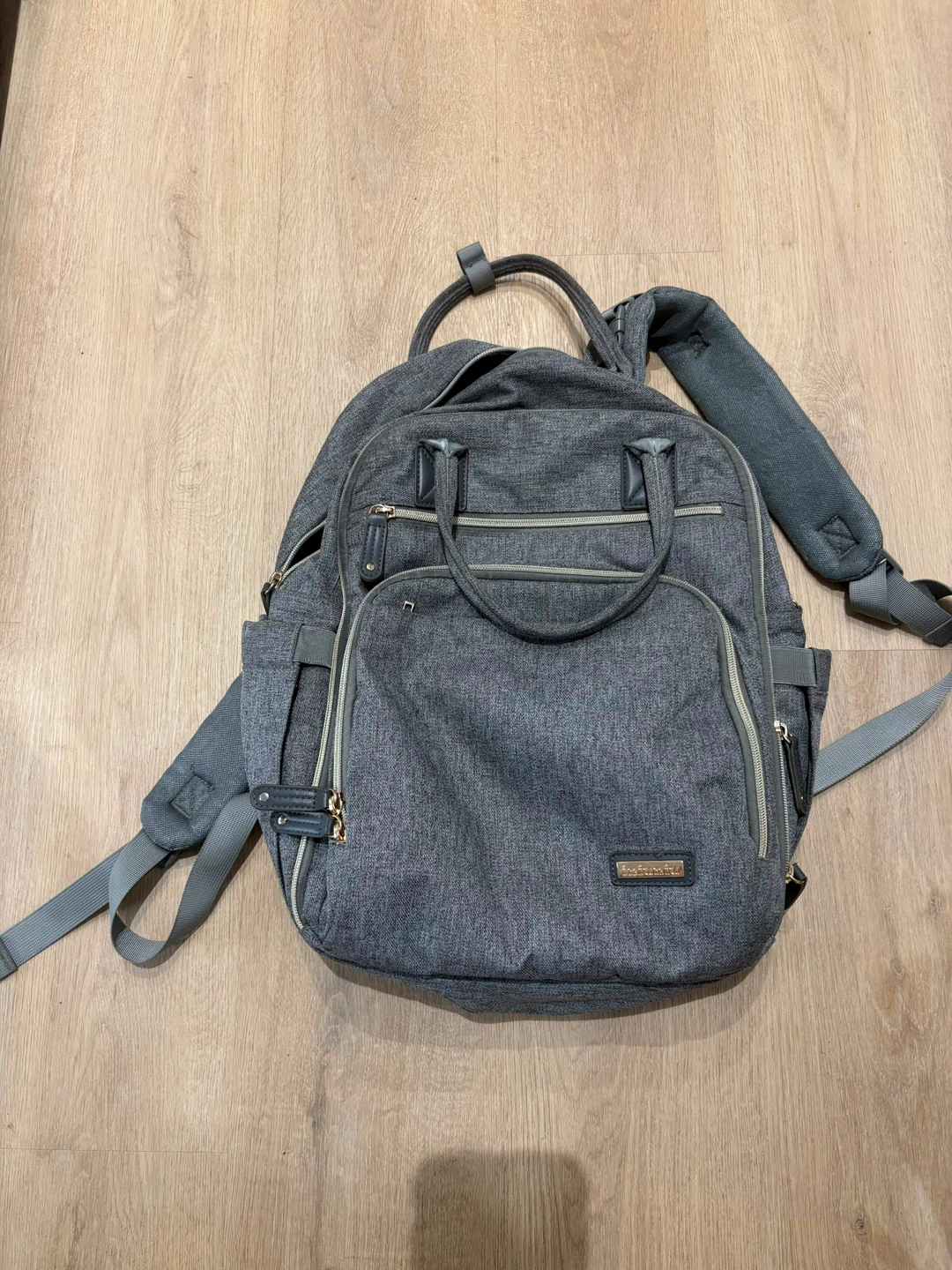 Diaper Bag Backpack - Grey - photo 2