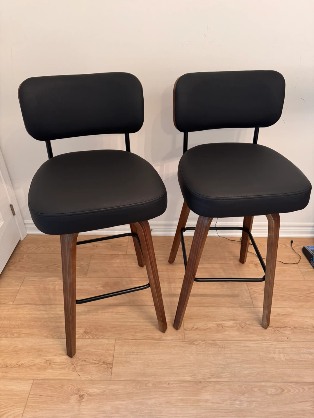 Brand New Set of 2 Swivel Bar Stools