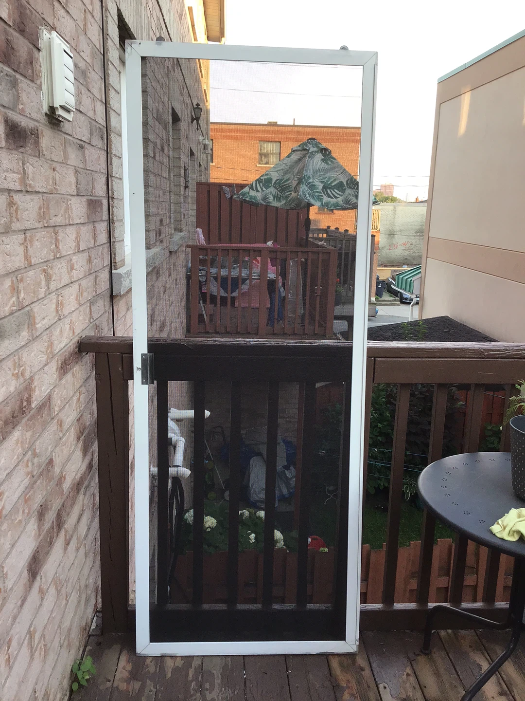 White Screen Door