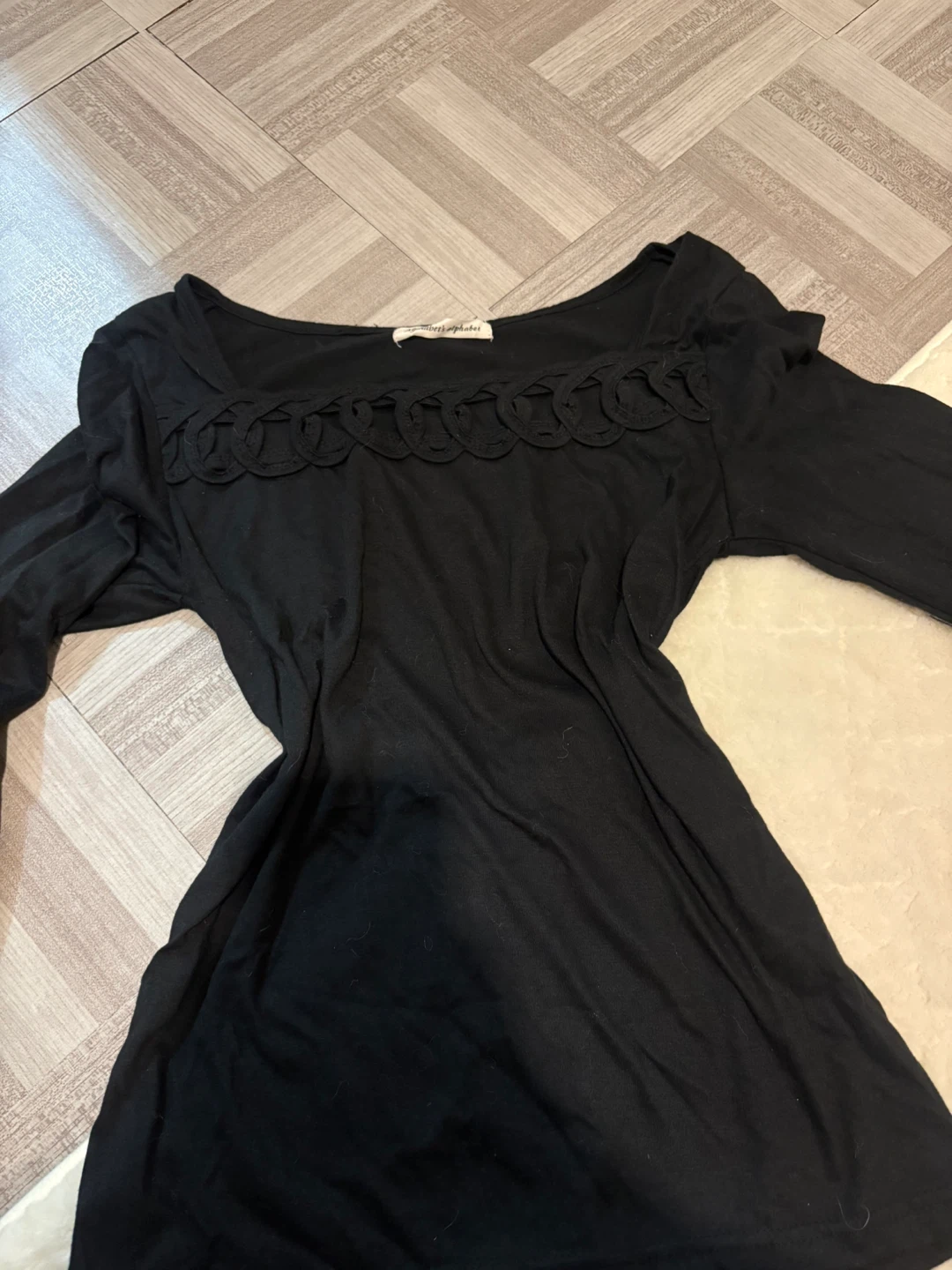 Black Long Sleeve Top - photo 2