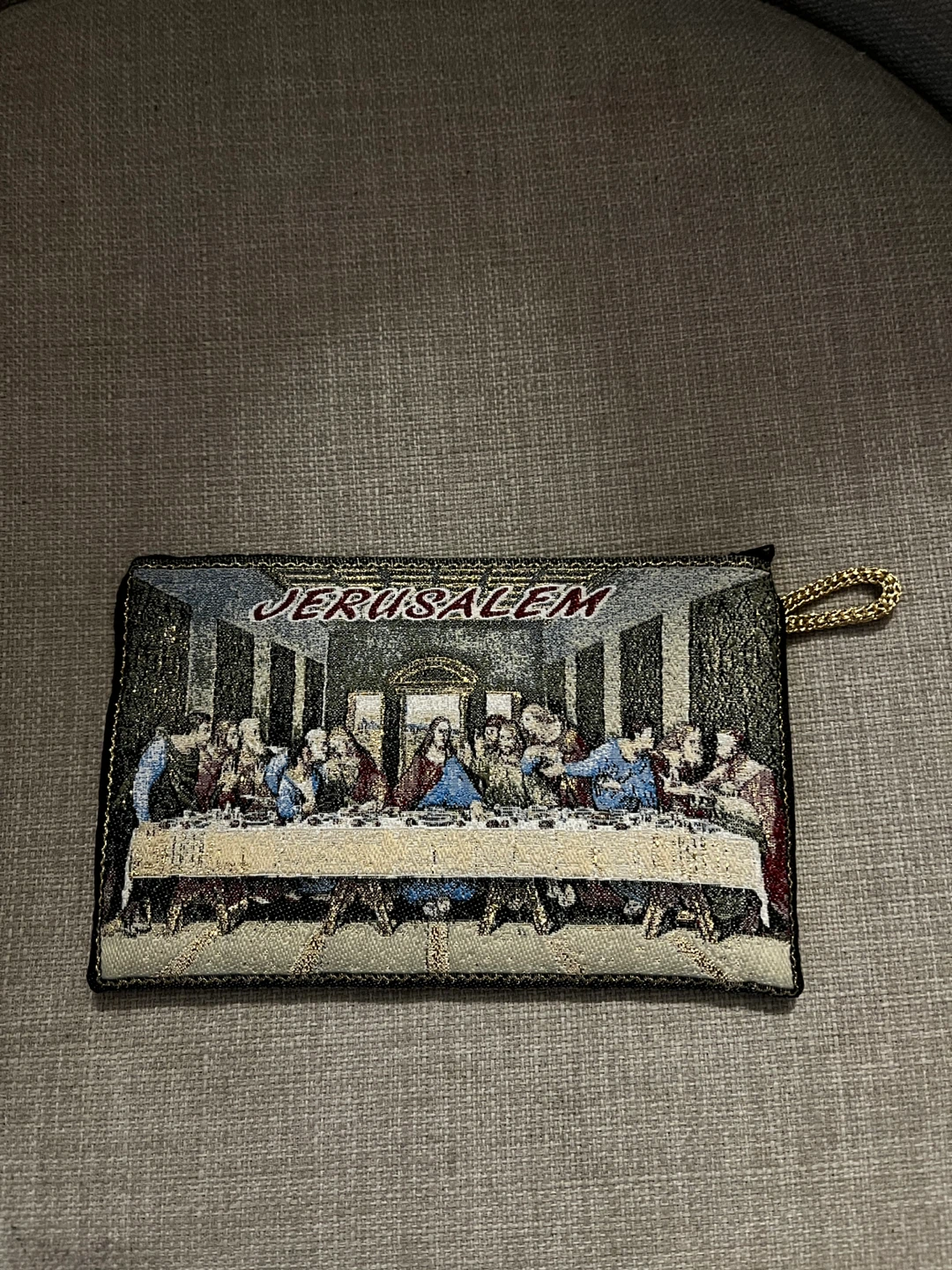 Jerusalem The Last Supper Coin Pouch
