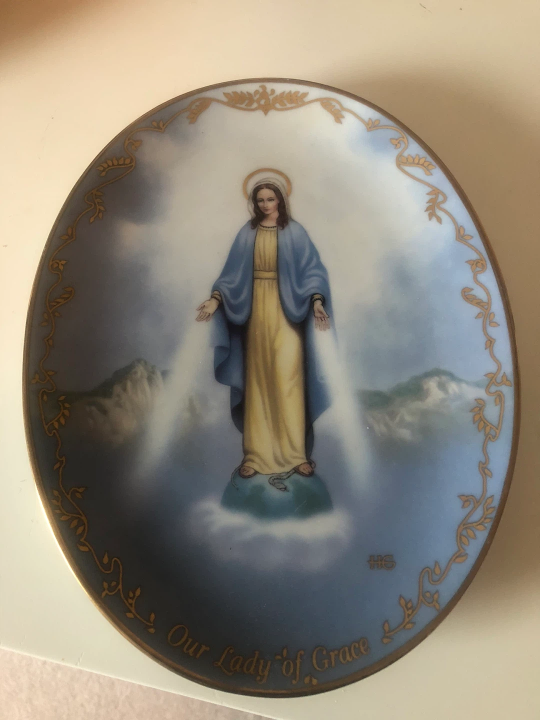 The Bradford Exchange Our Lady of Grace Decorative Plate - photo 4