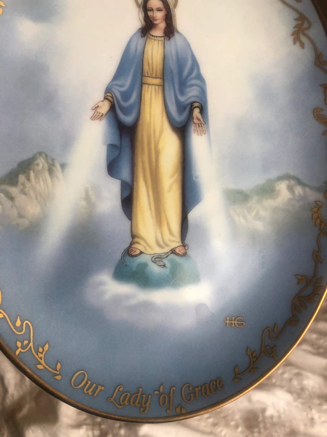 The Bradford Exchange Our Lady of Grace Decorative Plate - photo 5