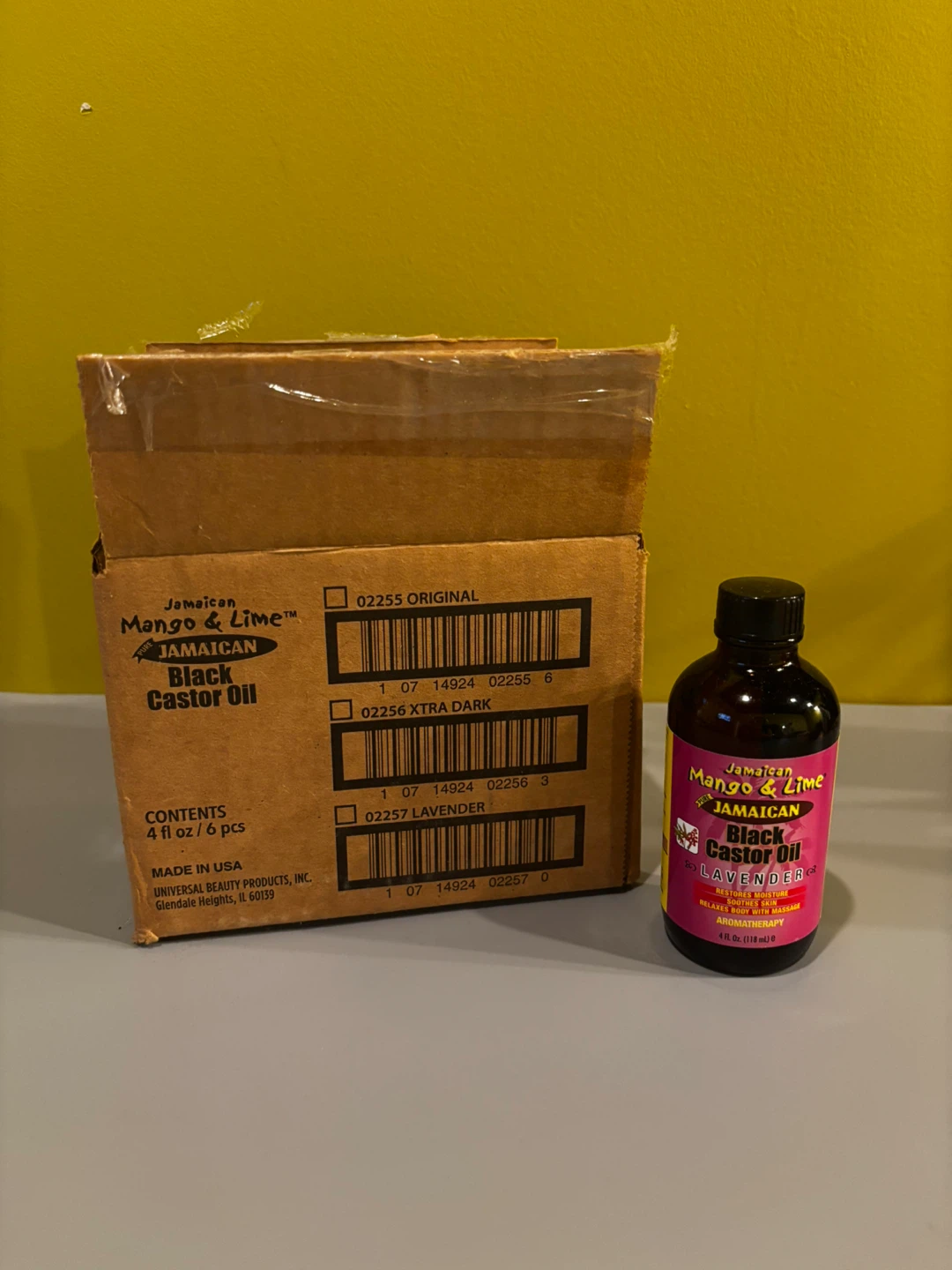 6 Black Castor Oil