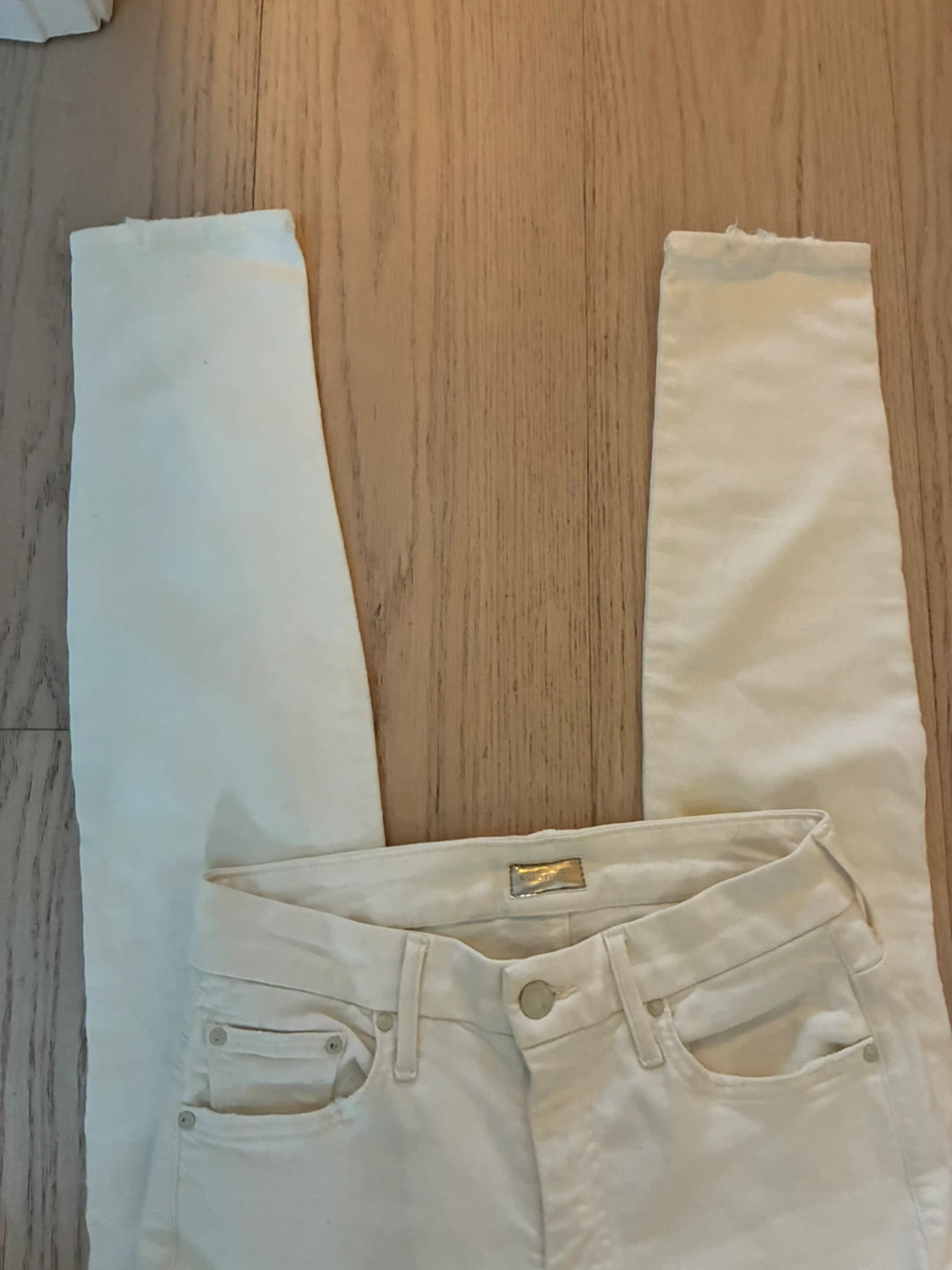 MOTHER High Waisted "Whipping The Cream" Jeans Size 27 - photo 2