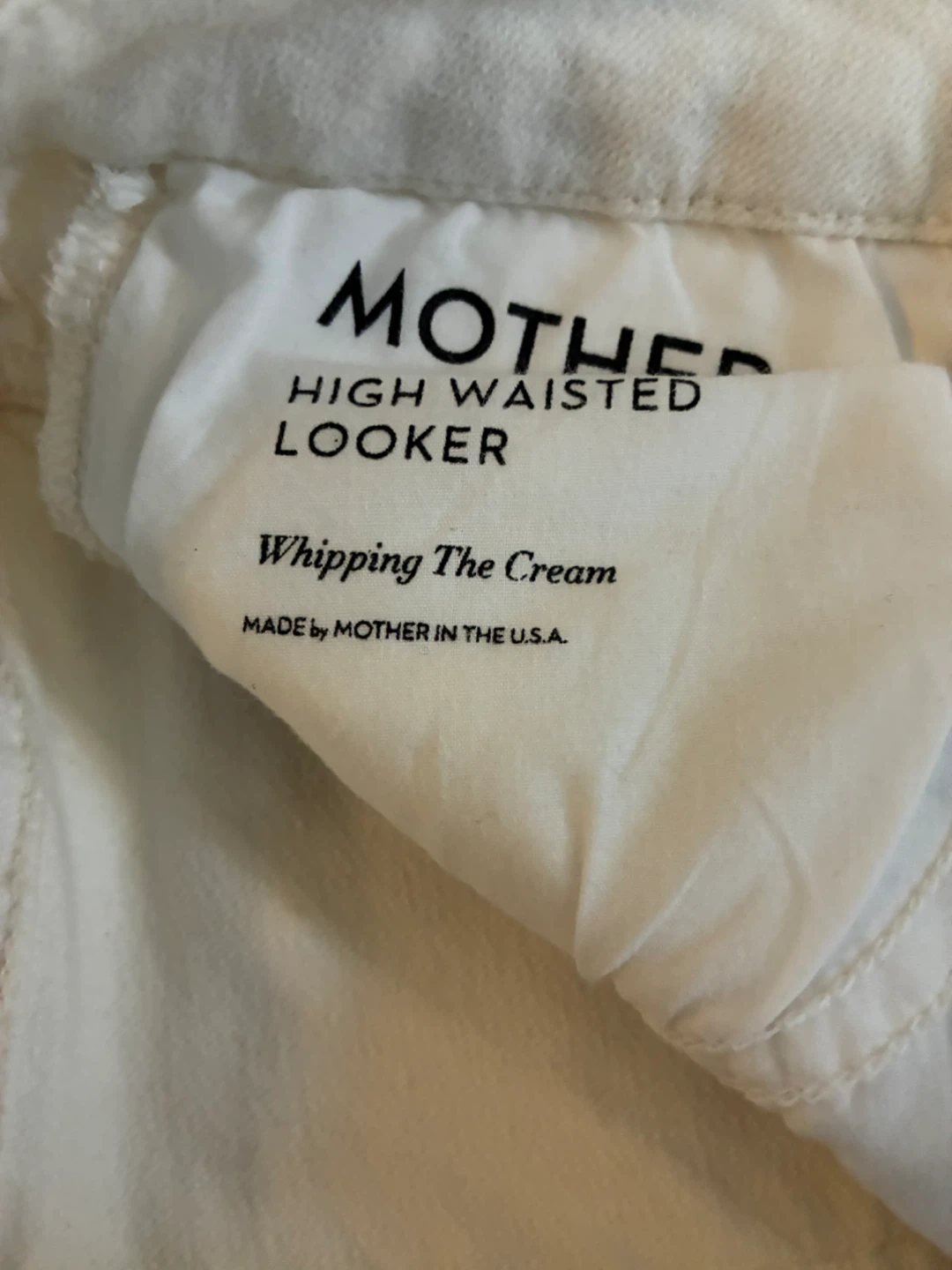 MOTHER High Waisted "Whipping The Cream" Jeans Size 27 - photo 3