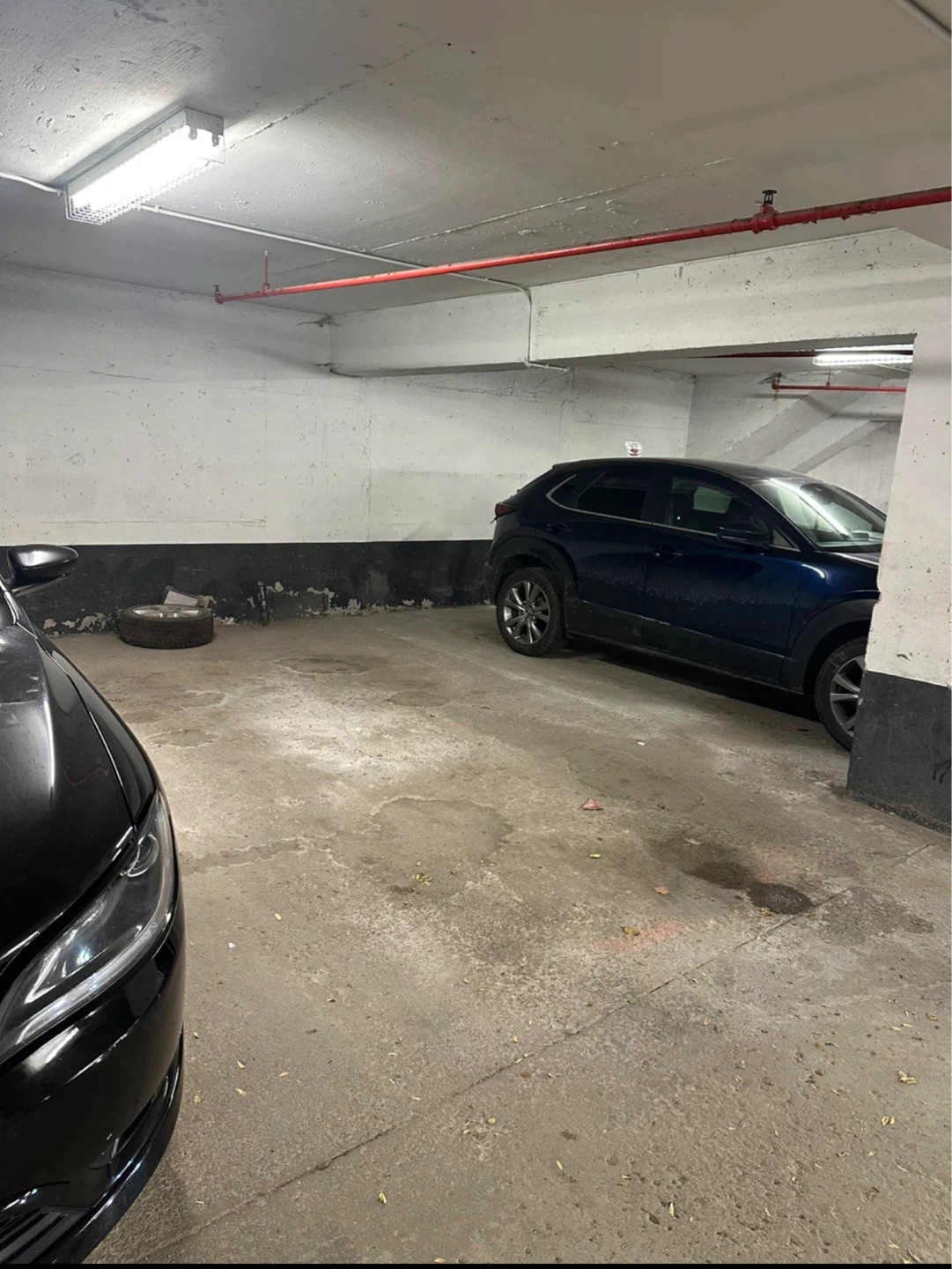 Underground parking spot