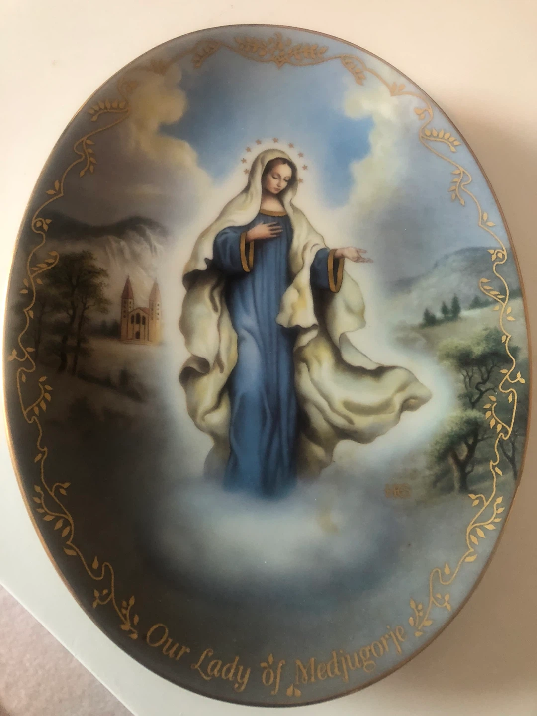 The Bradford Exchange "Our Lady of Medjugorje" Collector Plate - photo 2