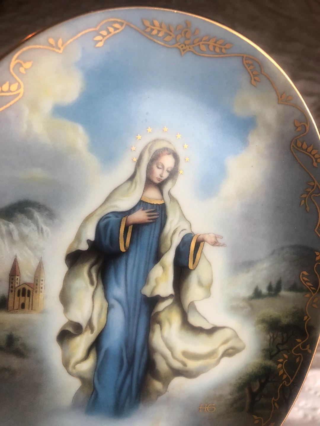 The Bradford Exchange "Our Lady of Medjugorje" Collector Plate - photo 3
