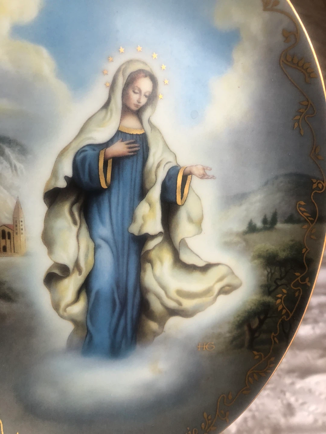 The Bradford Exchange "Our Lady of Medjugorje" Collector Plate - photo 4