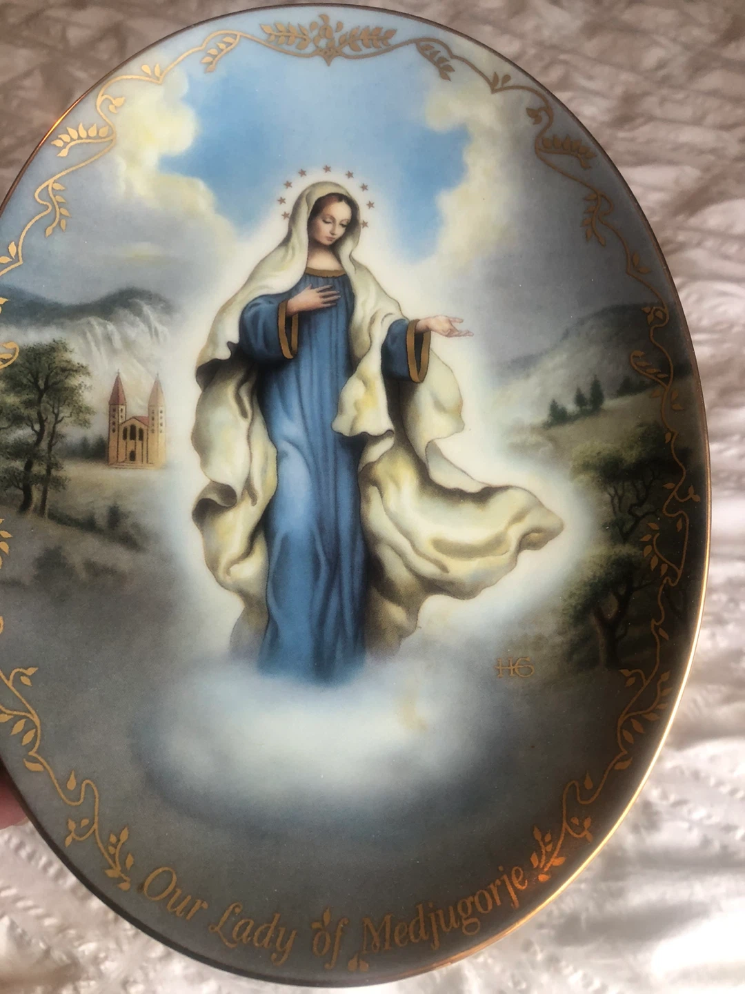 The Bradford Exchange "Our Lady of Medjugorje" Collector Plate