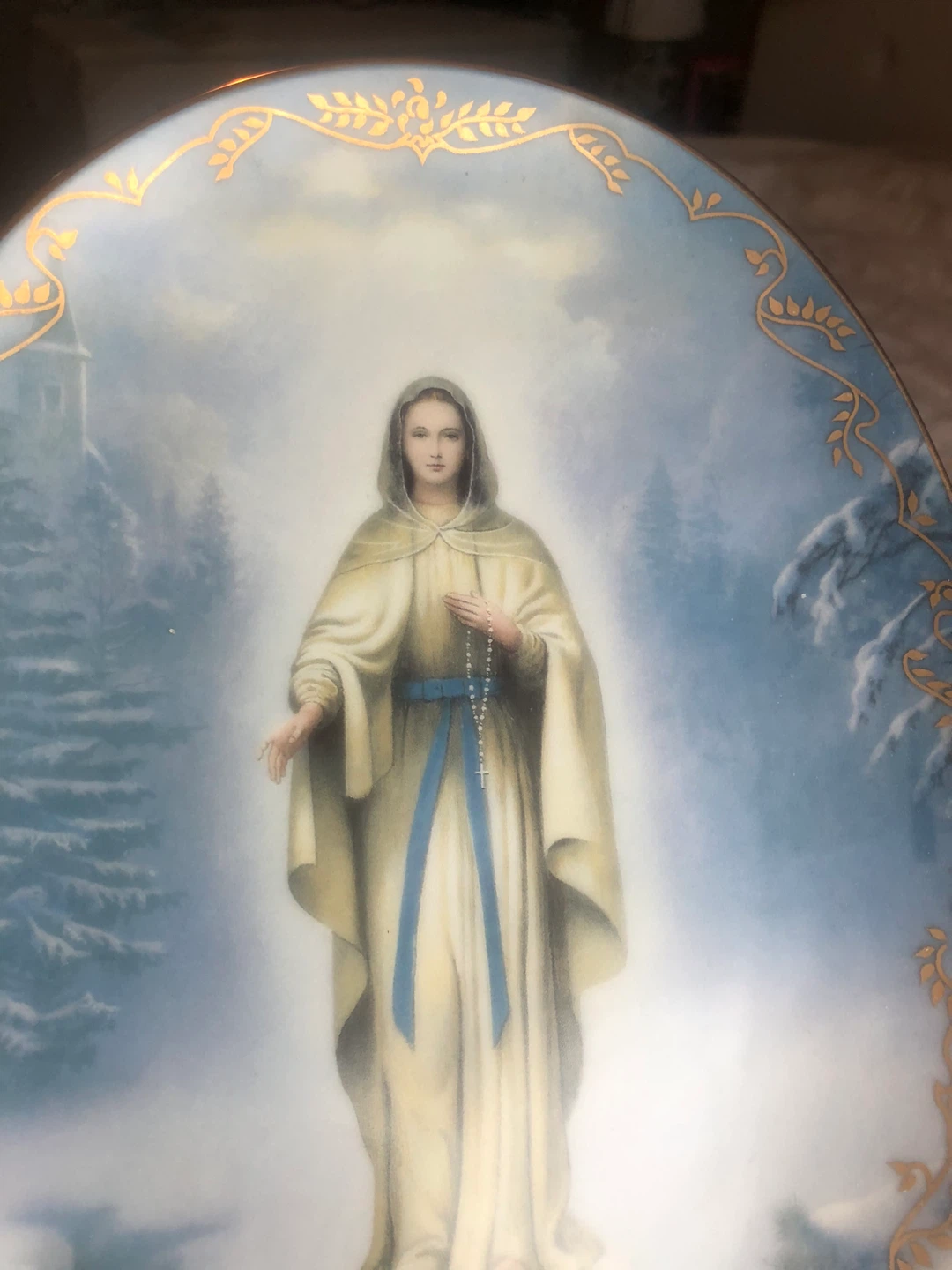 The Bradford Exchange Virgin Mary Decorative Plate - photo 3