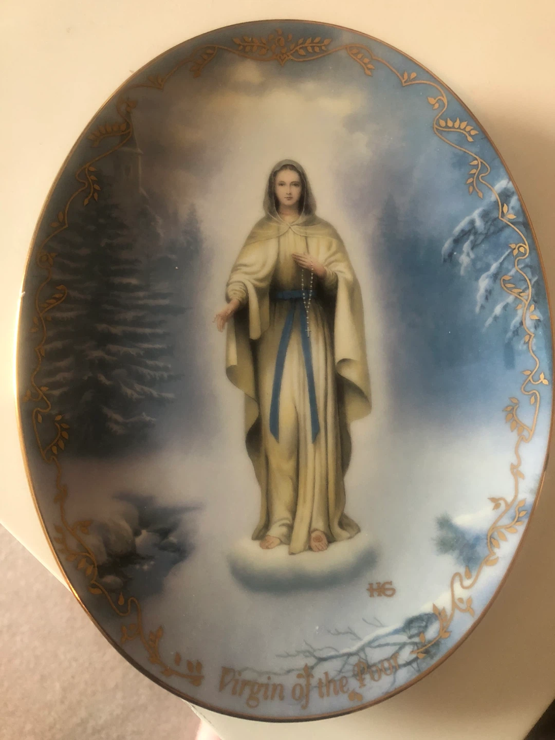 The Bradford Exchange Virgin Mary Decorative Plate