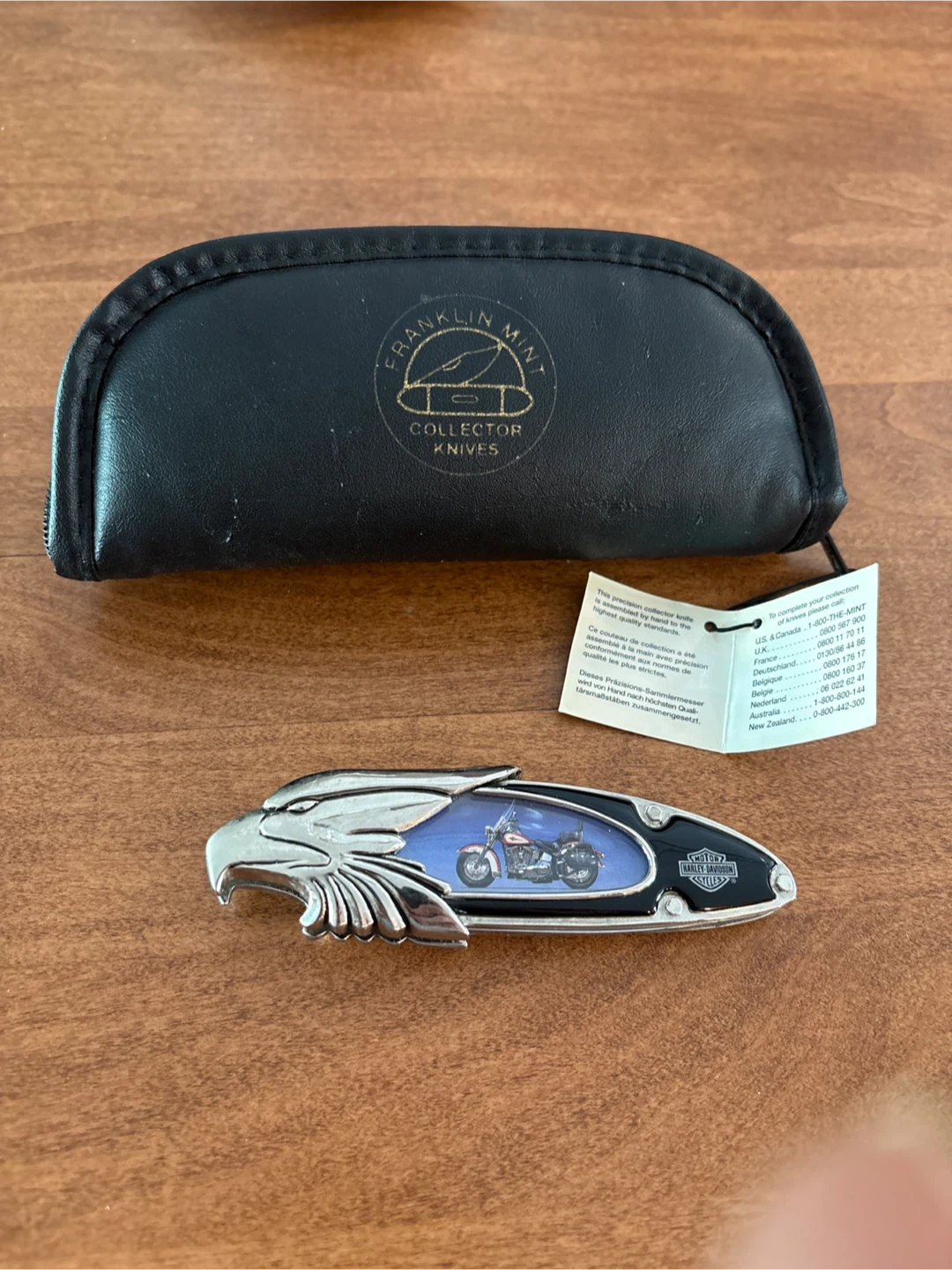 Franklin Mint Harley-Davidson Collector Knife