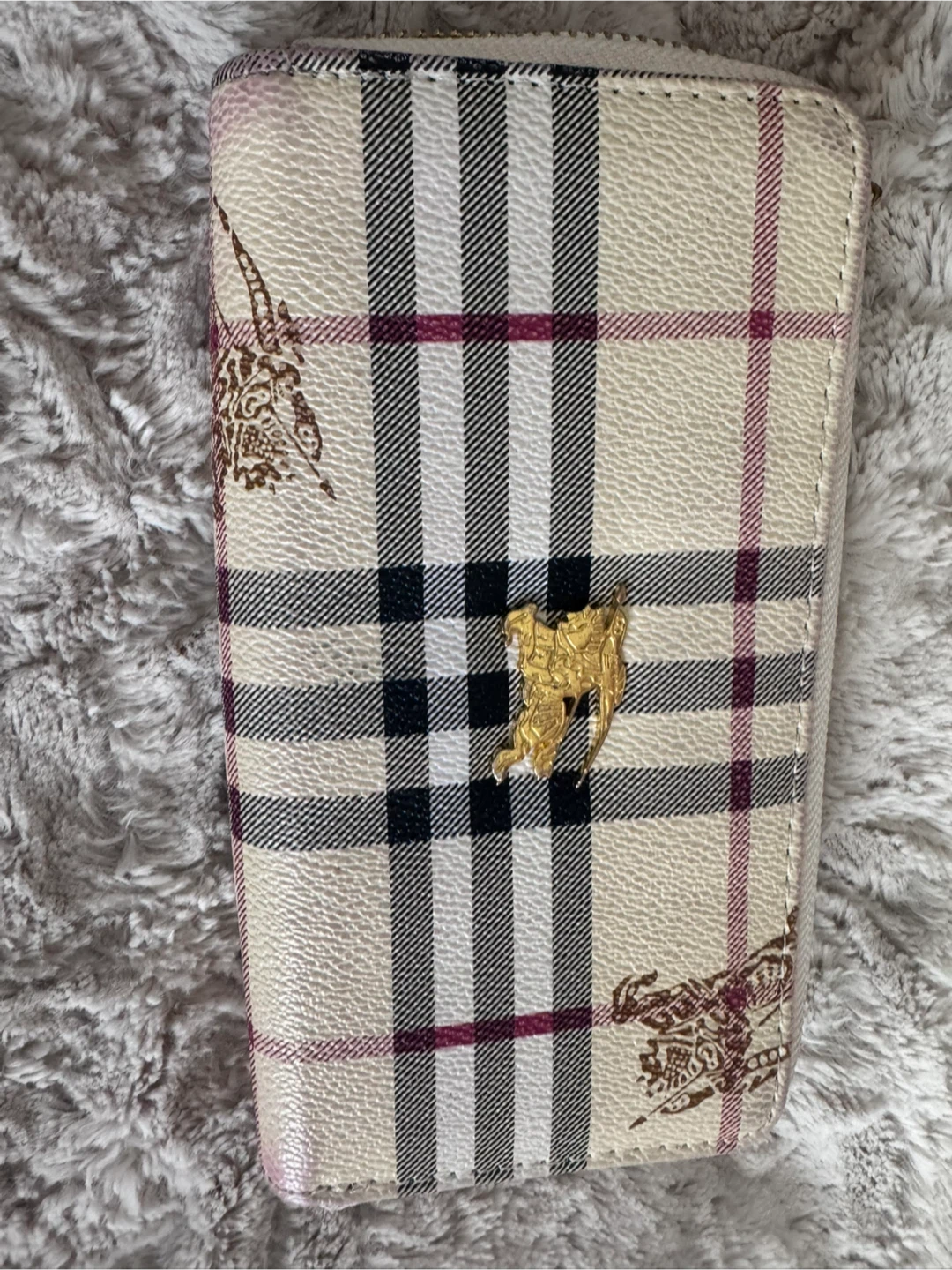 Burberry Check Pattern Wallet