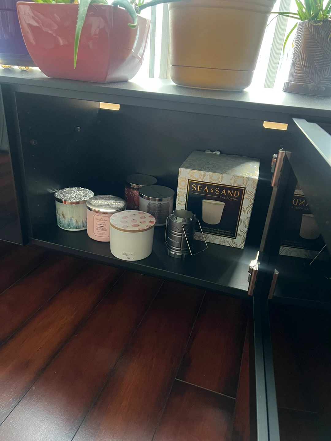 Black TV Stand / Media Console – Like New - photo 2