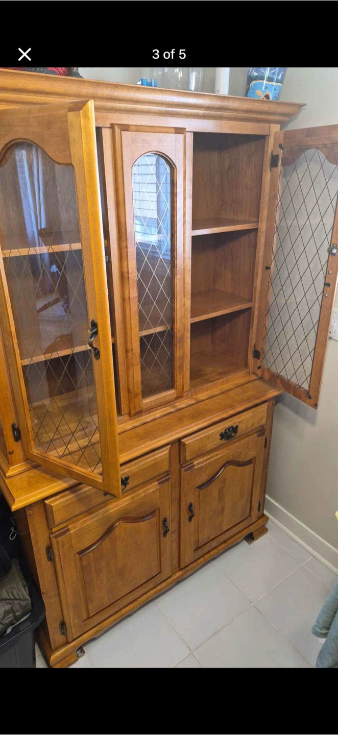 Kitchen Pantry Storage Buffet Hutch Cabinet - photo 3