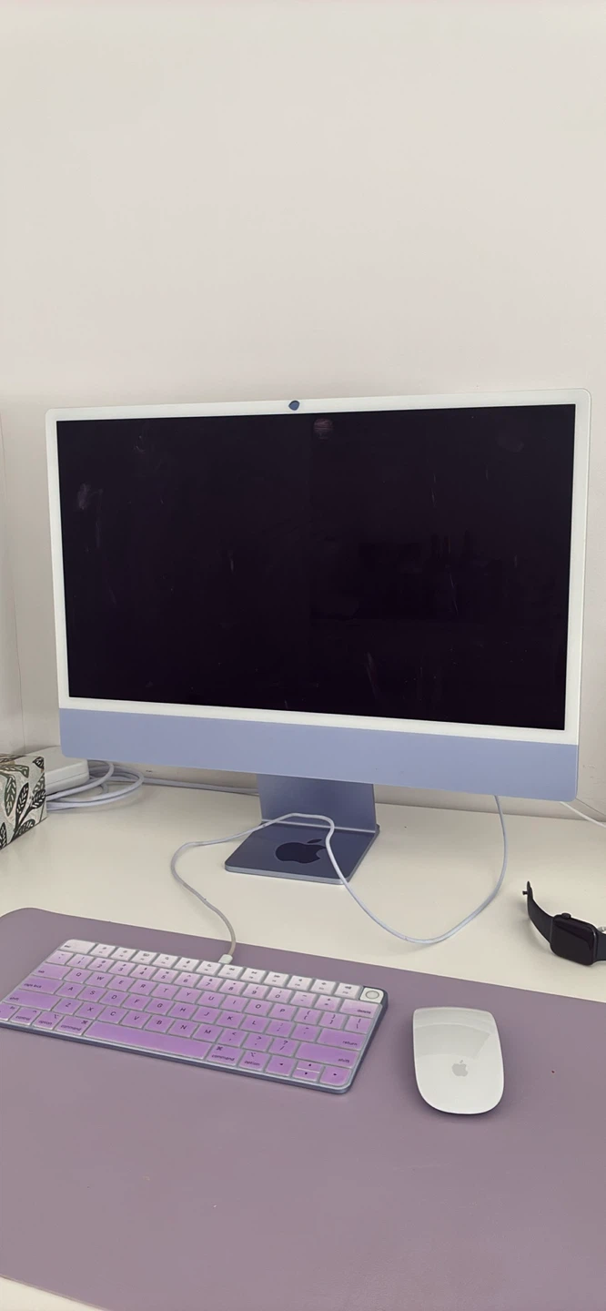 Apple iMac 24” M1 (2021) | Purple | 8GB RAM | 256GB SSD