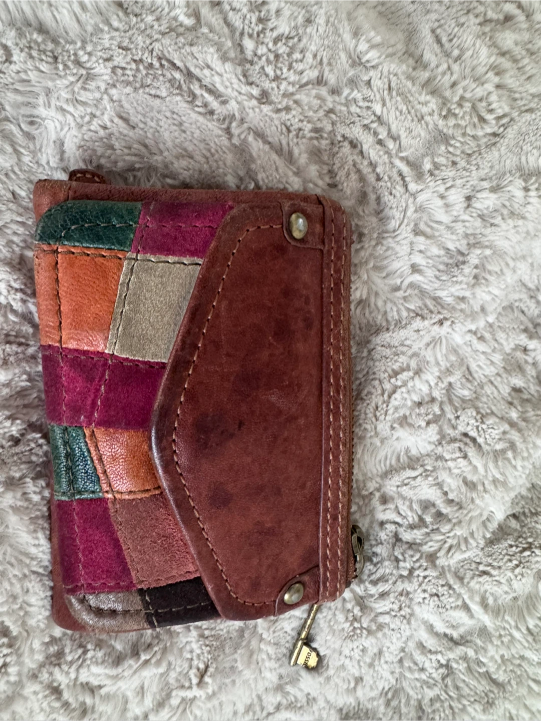 Fossil Patchwork Leather Wallet - photo 3
