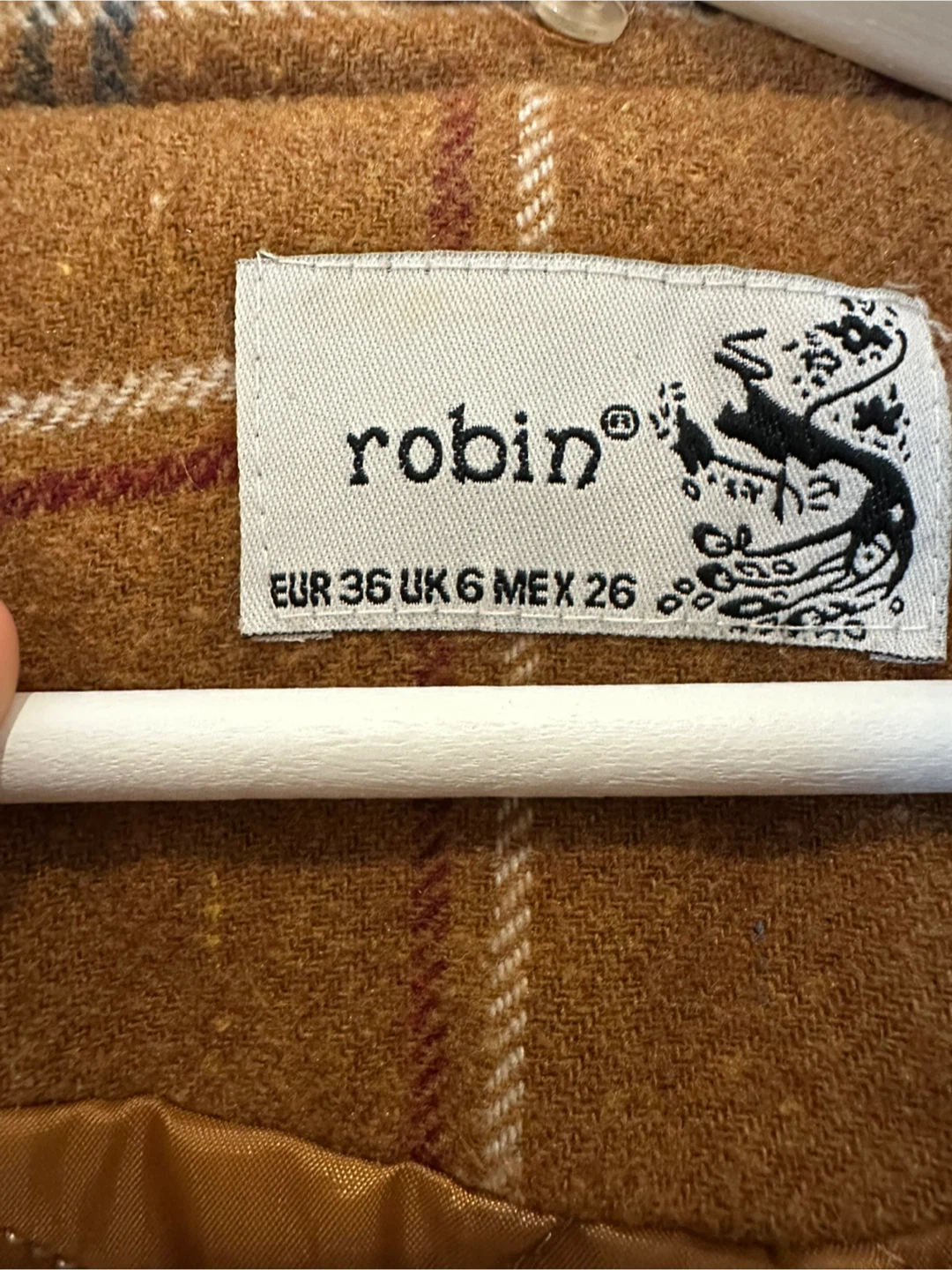 Robin Brown Plaid Jacket with Sherpa Collar - photo 4