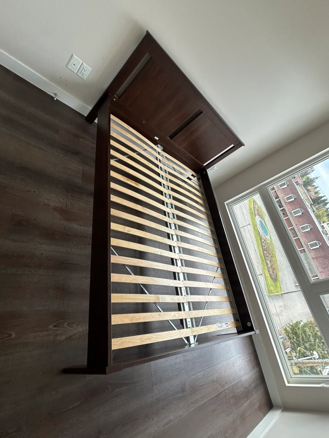 IKEA Queen bed frame brown colour - photo 2