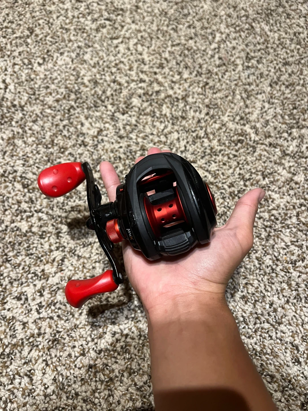 Baitcasting Fishing Reel - Black & Red - photo 2