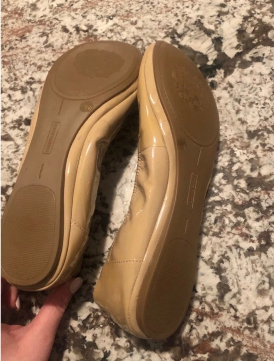 Vince Camuto Ballet Flats - Beige Patent Leather - photo 2