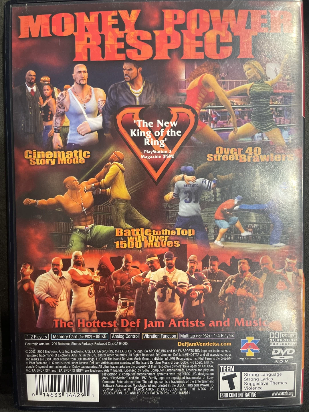 Def Jam Vendetta PlayStation 2 Greatest Hits Game - photo 2
