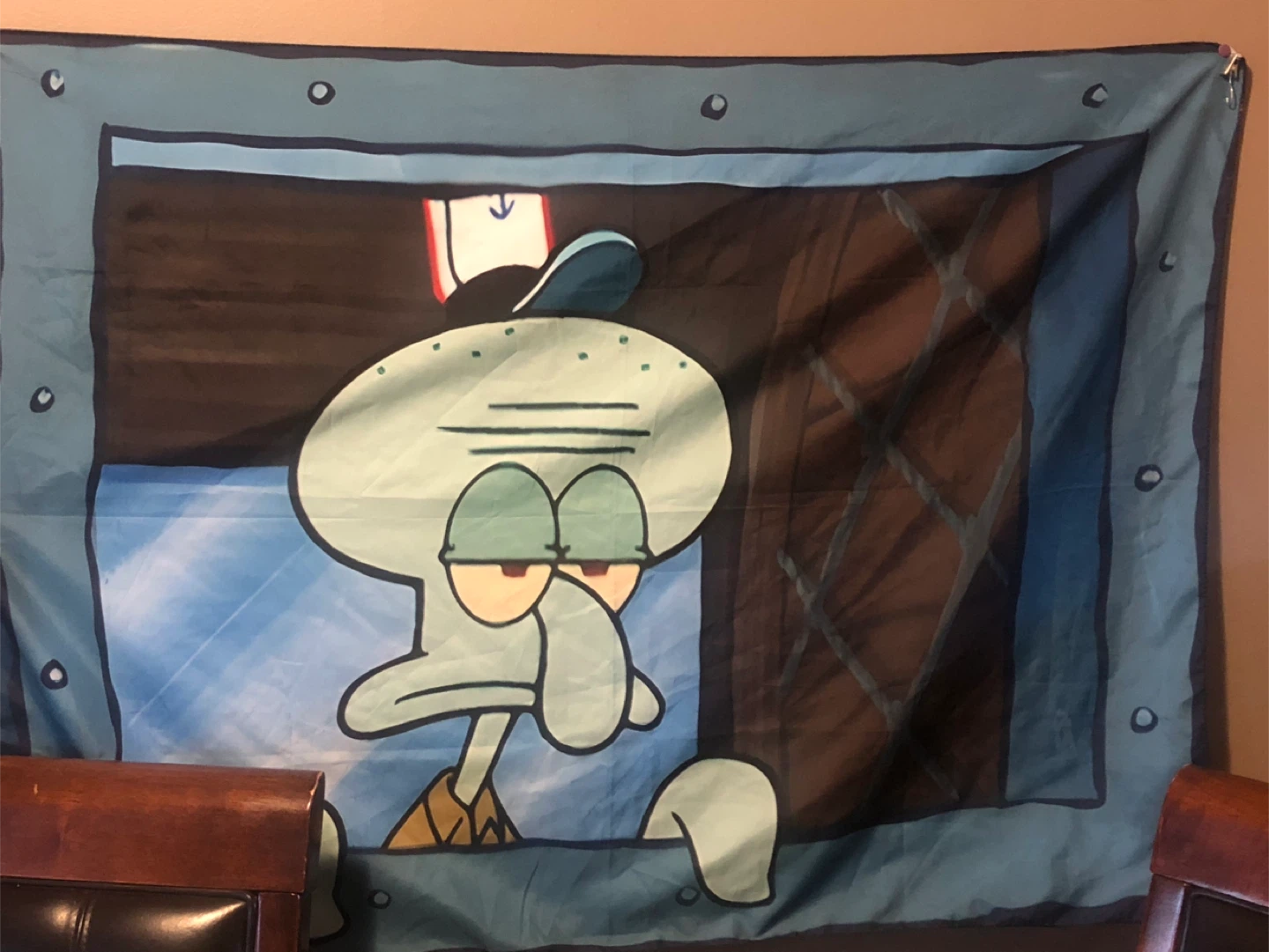SpongeBob SquarePants Squidward Wall Tapestry