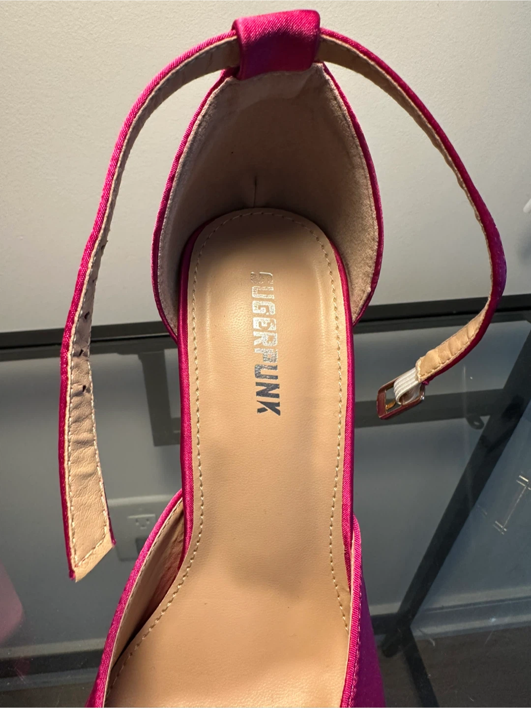 Hot Pink Platform Heels with Ankle Strap - SUPERTRANK - photo 4