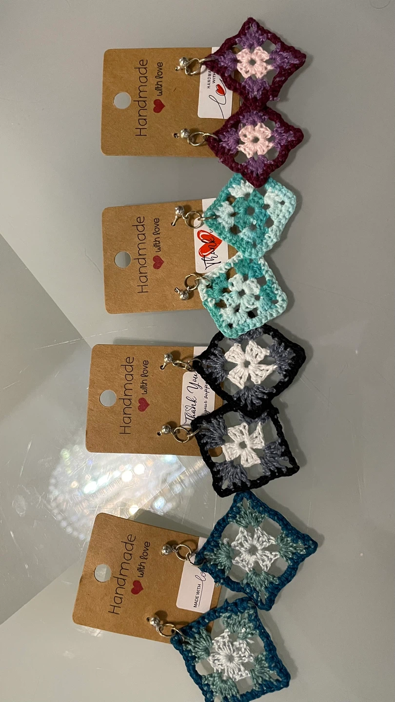 Handmade Crochet Earrings$250 for all - photo 3