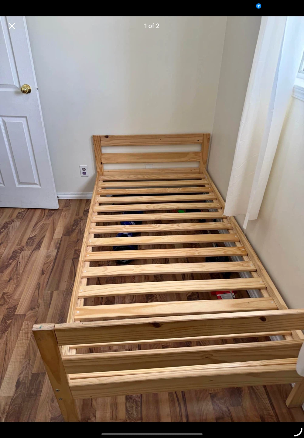 IKEA Twin bed frame wooden