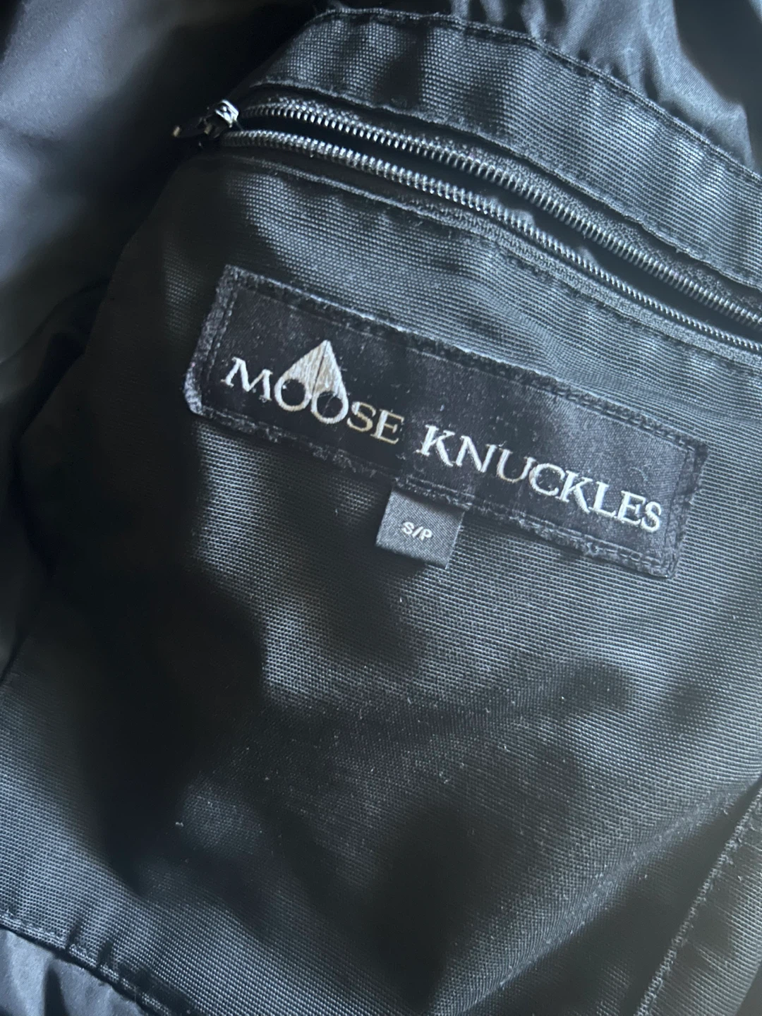 Moose Knuckles Black Puffer Coat with Fur Hood - photo 2