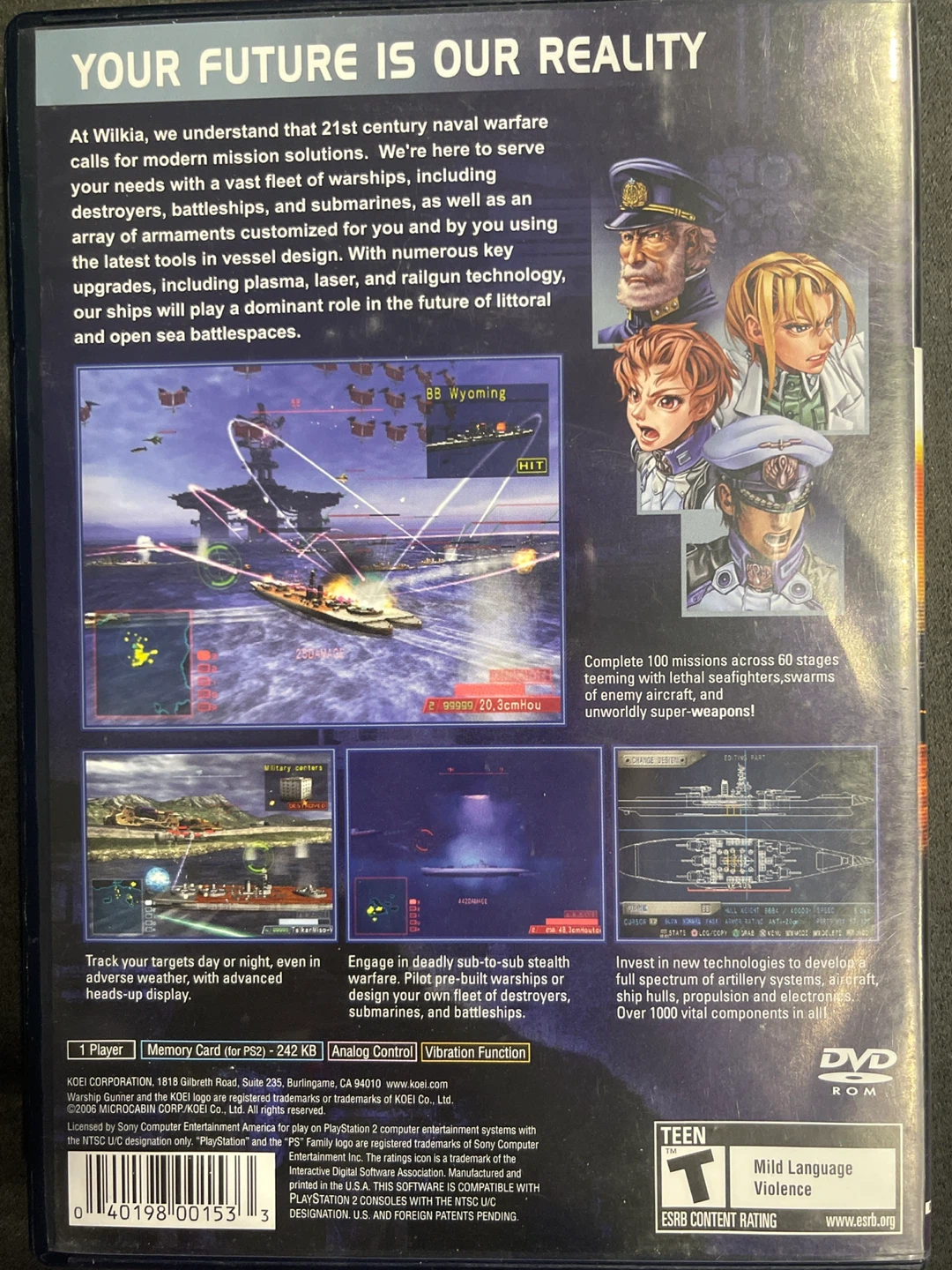 PlayStation 2 Game: Warship Gunner 2 - photo 2