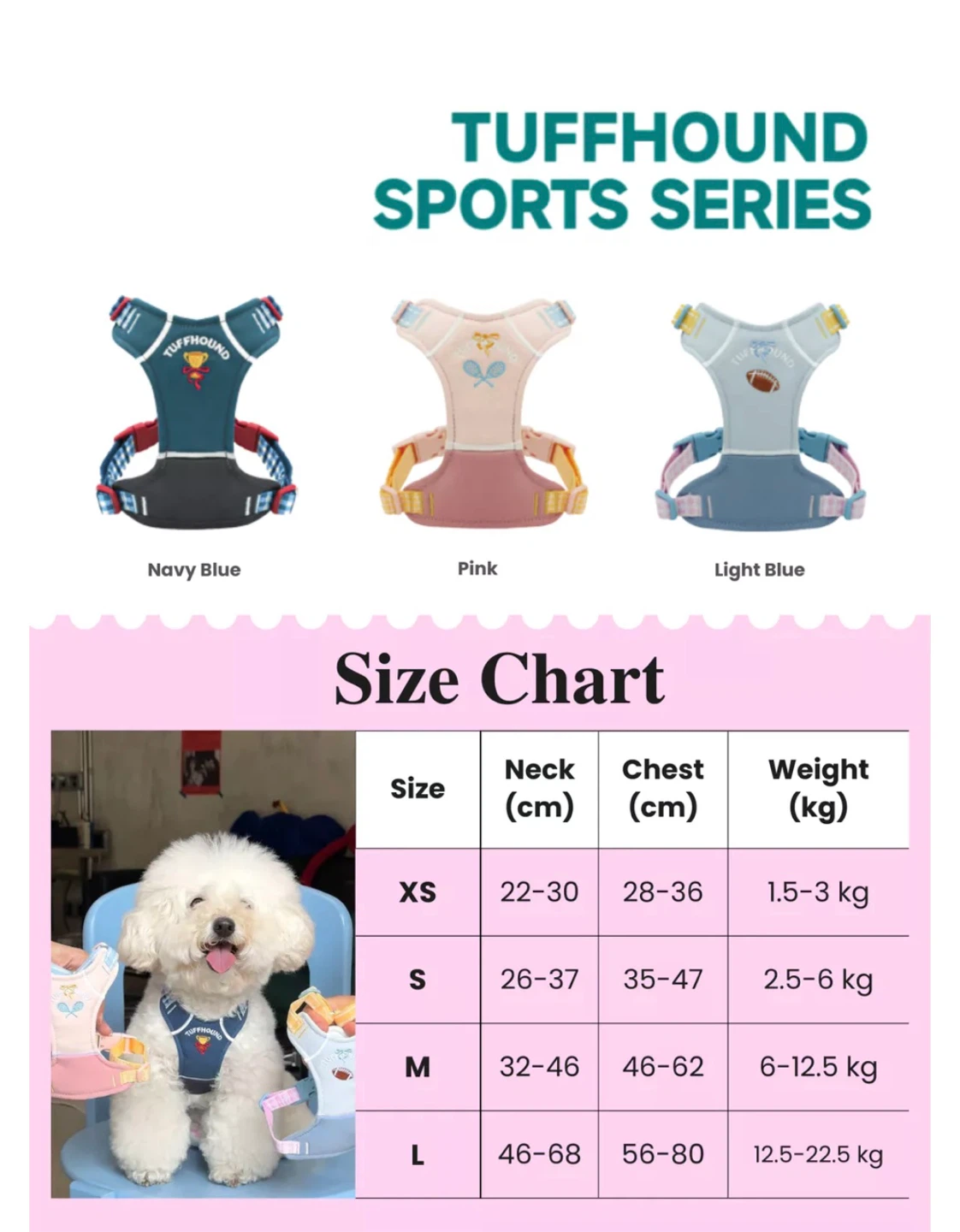 Tuffhound Sports Series Dog Harness