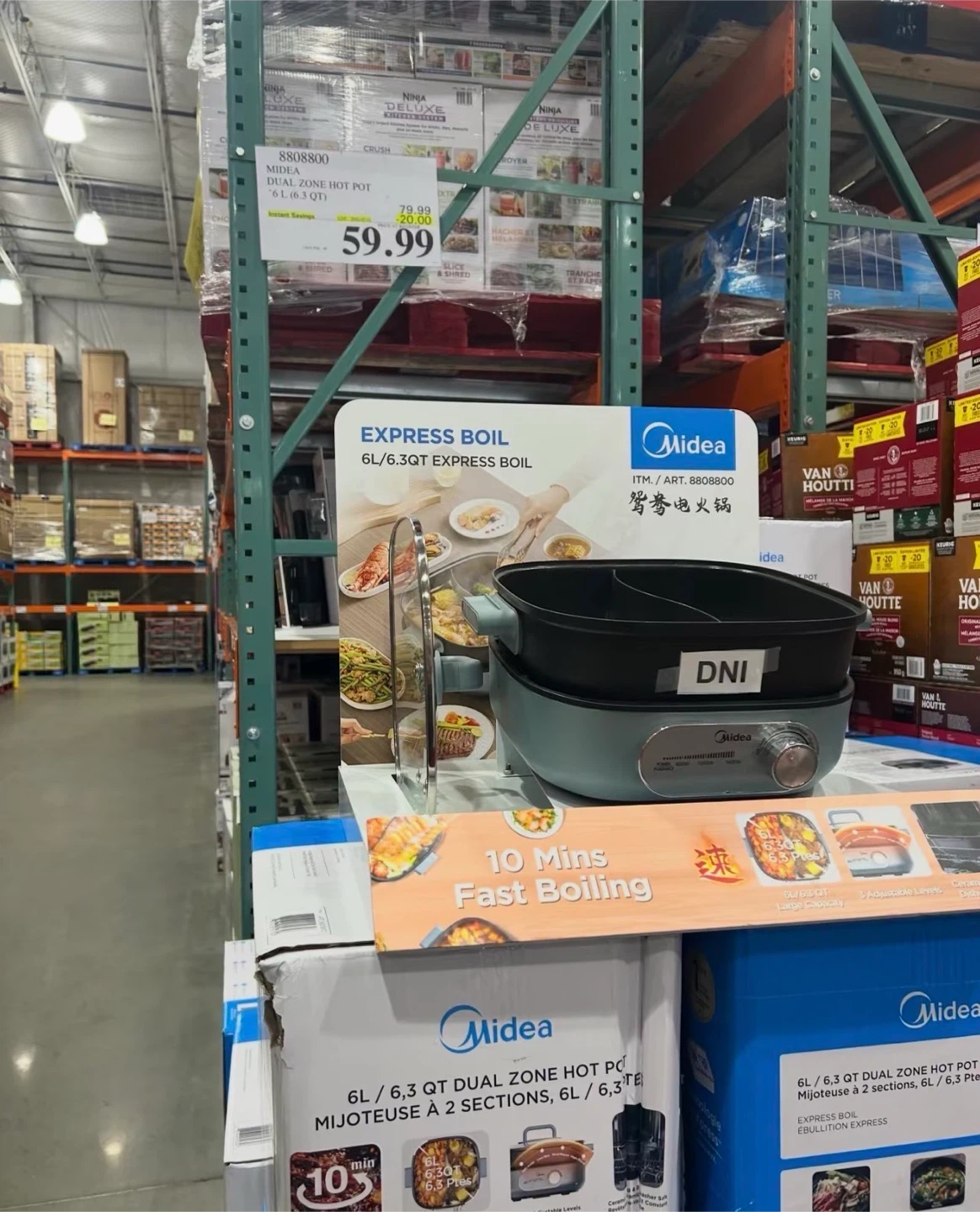 Midea Dual Zone Hot Pot 6L/6.3QT