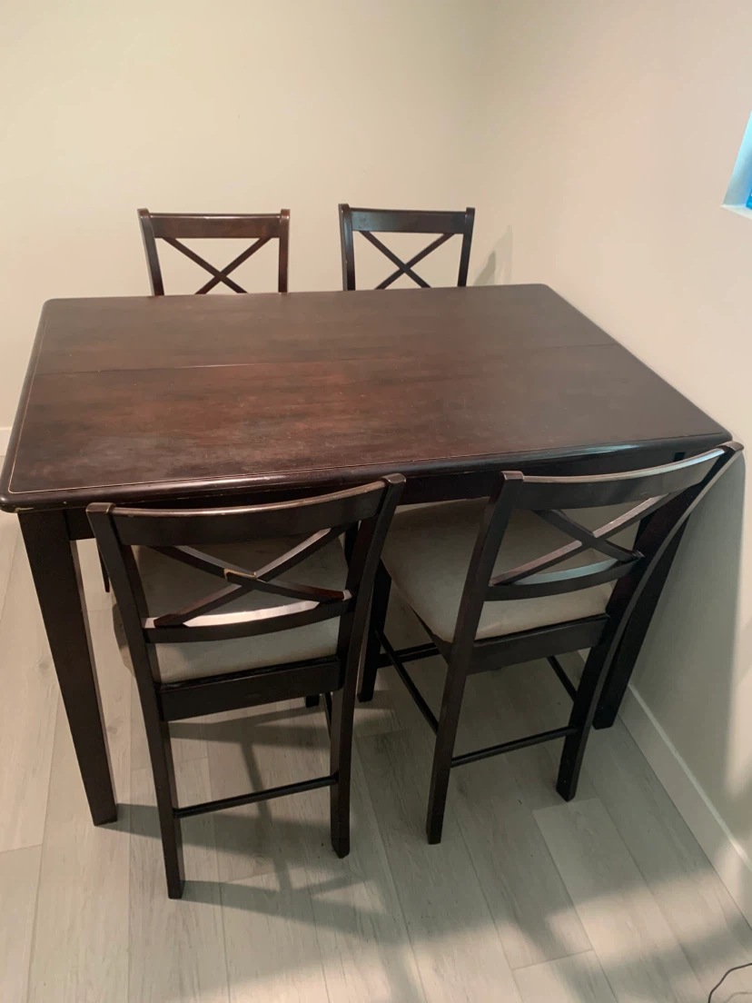 Dinning room table with 4 chairs - photo 2