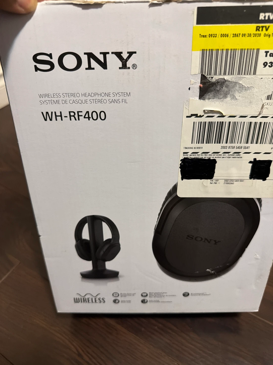 Sony WH-RF400 Wireless Stereo Headphones System - photo 3